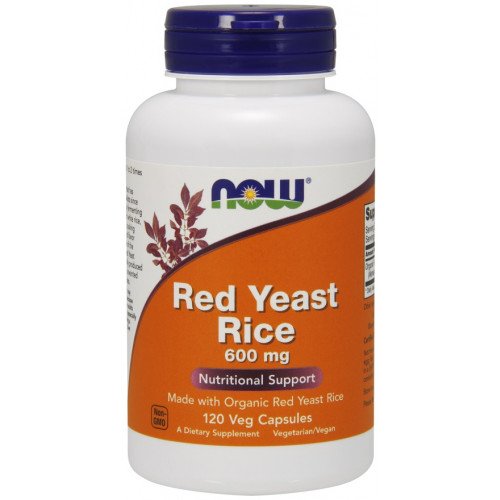 NOW Foods Red Yeast Rice - 600mg  - 120 vcaps