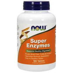 NOW Foods Super Enzymes - Super Enzymes  - 180 tablets