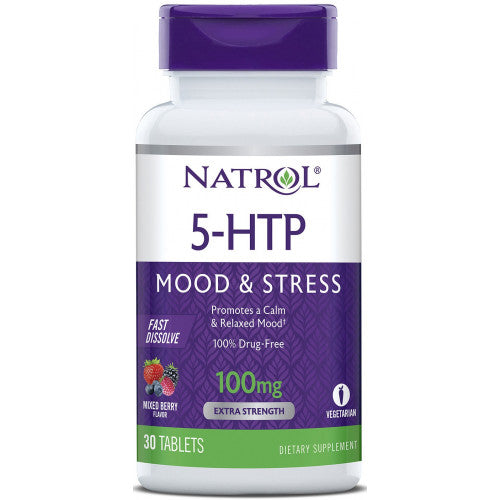 Natrol 5-HTP Fast Dissolve 100mg  - 30 tablets