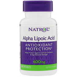 Natrol Alpha Lipoic Acid - 600mg  - 30 caps