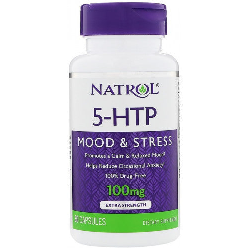 Natrol 5-HTP, 100mg  - 30 caps