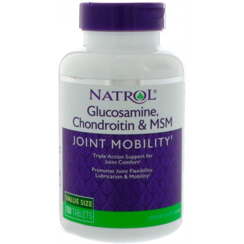 Natrol Glucosamine Chondroitin & MSM  - 150 tablets