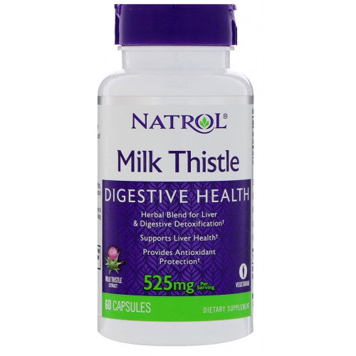 Natrol Milk Thistle, 525mg  - 60 caps