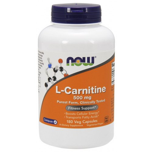 NOW Foods L-Carnitine - 500mg  - 180 vcaps