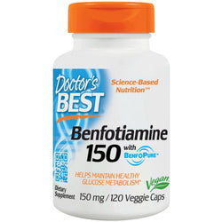 Doctor's Best Benfotiamine with BenfoPure - 150mg  - 120 vcaps