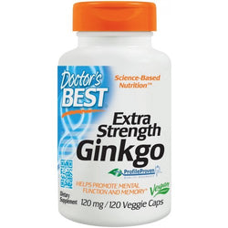 Doctor's Best Extra Strength Ginkgo - 120mg  - 120 vcaps