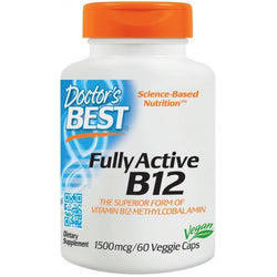 Doctor's Best Fully Active B12 - 1500mcg  - 60 vcaps