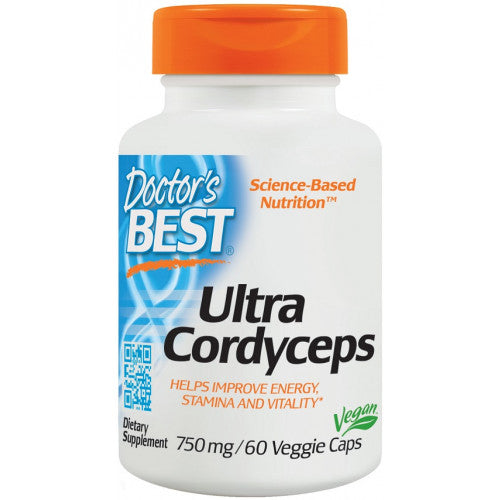 Doctor's Best Ultra Cordyceps, 750mg  - 60 vcaps