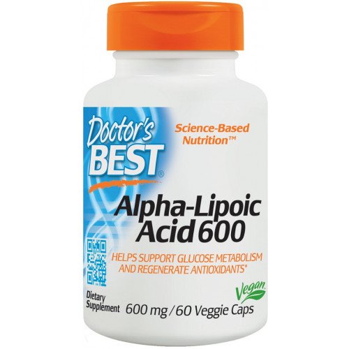 Doctor's Best Alpha-Lipoic Acid - 600mg  - 60 vcaps