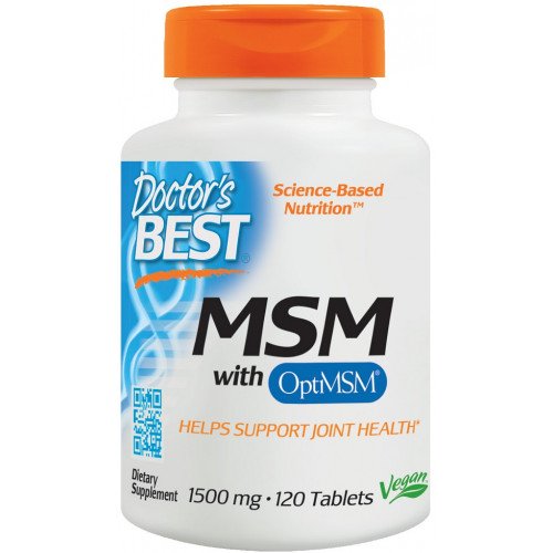 Doctor's Best MSM with OptiMSM Vegan - 1500mg  - 120 tablets