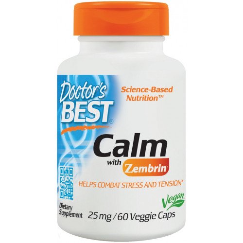 Doctor's Best Calm with Zembrin, 25mg  - 60 vcaps