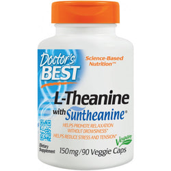 Doctor's Best L-Theanine with Suntheanine, 150mg  - 90 vcaps