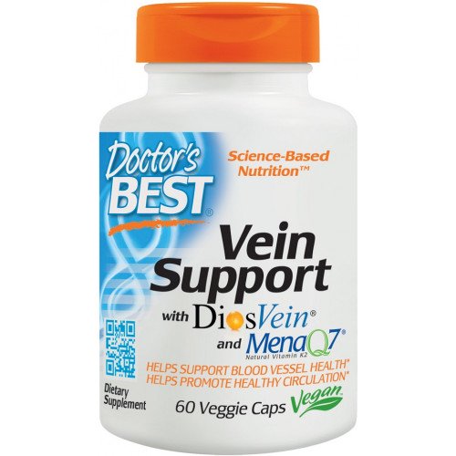 Doctor's Best Vein Support with DiosVein and MenaQ7  - 60 vcaps