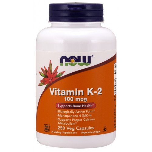 NOW Foods Vitamin K-2 - 100mcg  - 250 vcaps