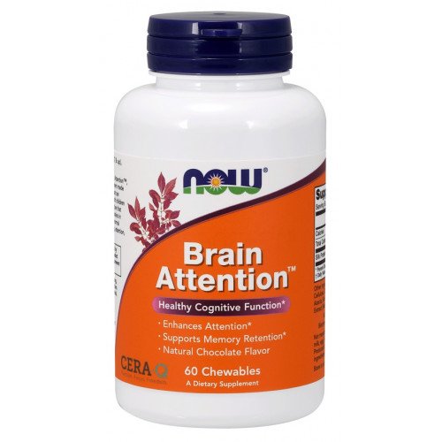 NOW Foods Brain Attention  - 60 chewables