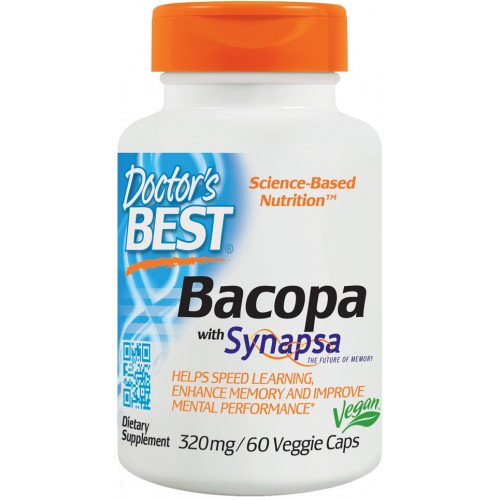 Doctor's Best Bacopa with Synapsa, 320mg  - 60 vcaps