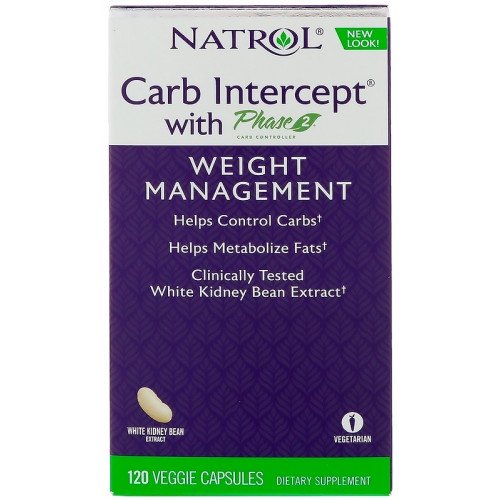 Natrol Carb Intercept with Phase 2  - 120 vcaps