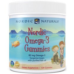 Nordic Naturals Nordic Omega-3 Gummies - 82mg Tangerine Treats  - 120 gummies