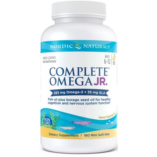 Nordic Naturals Complete Omega Junior - 283mg Lemon  - 180 mini softgels