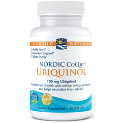 Nordic Naturals Nordic CoQ10 Ubiquinol, 100mg  - 60 softgels