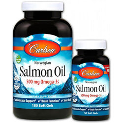 Carlson Labs Norwegian Salmon Oil  - 180 + 50 softgels