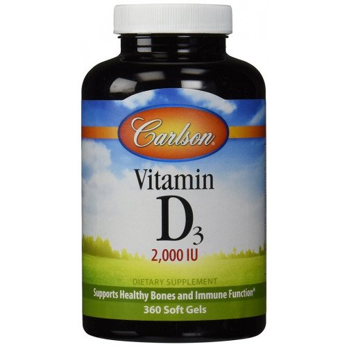 Carlson Labs Vitamin D3 - 2000 IU  - 360 softgels