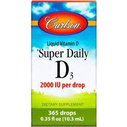 Carlson Labs Super Daily D3 - 2000 IU  - 10 ml.