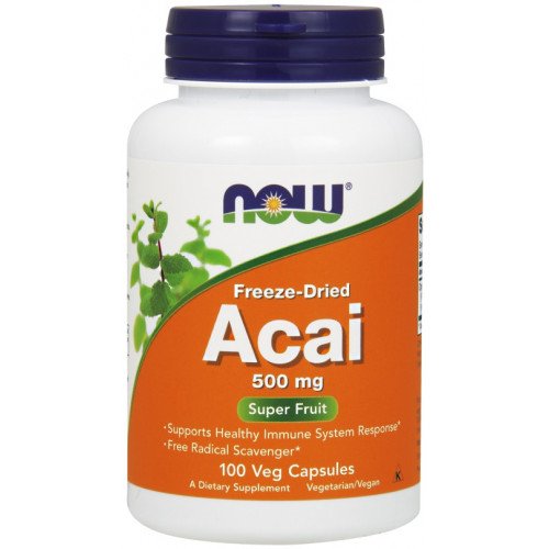 NOW Foods Acai, 500mg  - 100 vcaps