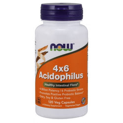 NOW Foods Acidophilus 4X6  - 120 vcaps