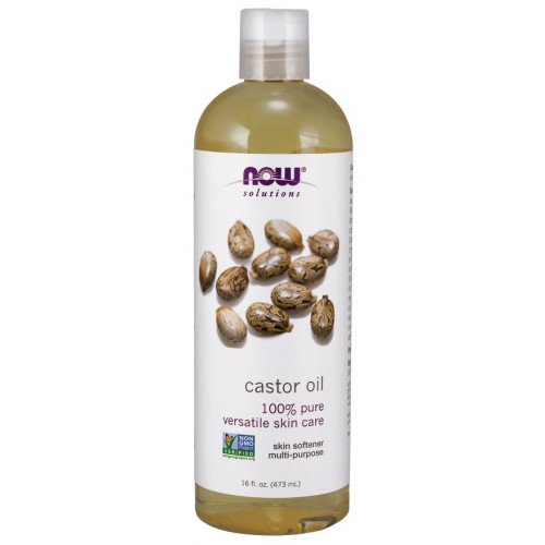 NOW Foods Castor Oil, 100% Pure  - 473 ml.