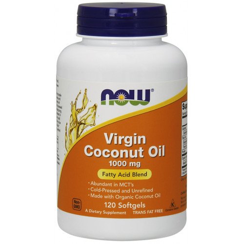 NOW Foods Virgin Coconut Oil, 1000mg  - 120 softgels