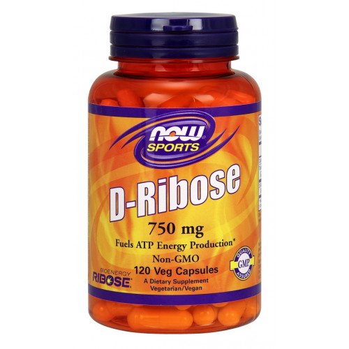 NOW Foods D-Ribose - 750mg  - 120 vcaps