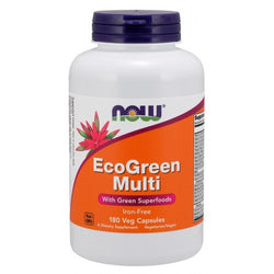 NOW Foods Green Multi, Iron Free  - 180 vcaps