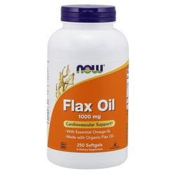 NOW Foods Flax Oil - 1000mg  - 250 softgels