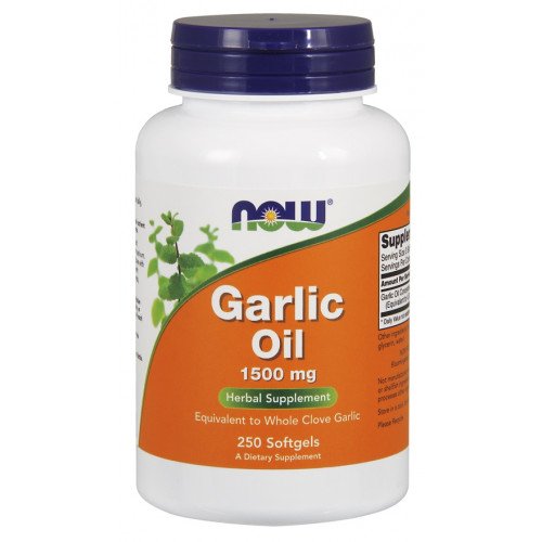 NOW Foods Garlic Oil - 1500mg  - 250 softgels