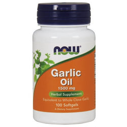 NOW Foods Garlic Oil - 1500mg  - 100 softgels