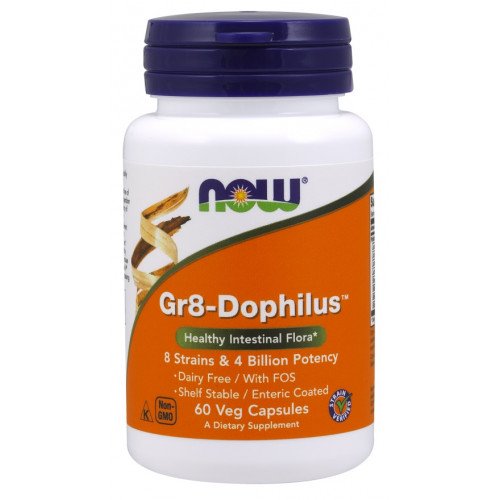 NOW Foods Gr8-Dophilus  - 60 vcaps