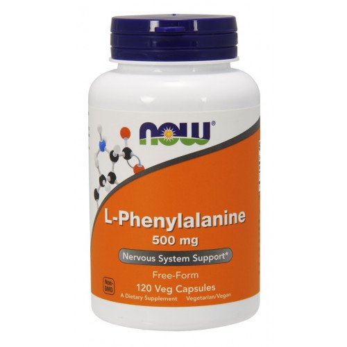 NOW Foods L-Phenylalanine, 500mg  - 120 vcaps