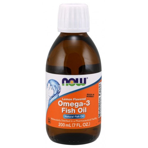 NOW Foods Omega-3 Fish Oil Liquid  - 200 ml.