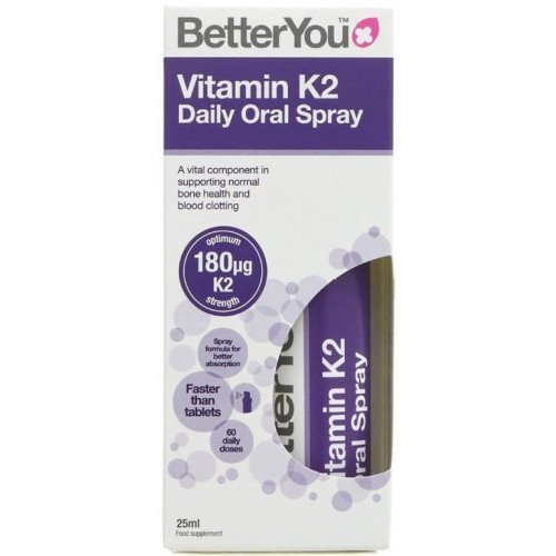 BetterYou Vitamin K2 Oral Daily Oral Spray  - 25 ml.