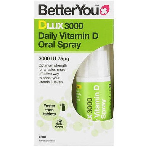 BetterYou D3000, Daily Vitamin D Oral Spray  - 15 ml.