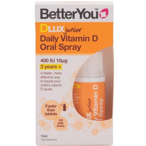 BetterYou DLux Junior Daily Vitamin D Oral Spray  - 15 ml.