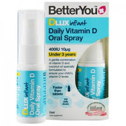 BetterYou DLux Infant Daily Vitamin D Oral Spray  - 15 ml.