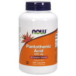 NOW Foods Pantothenic Acid - 500mg  - 250 caps