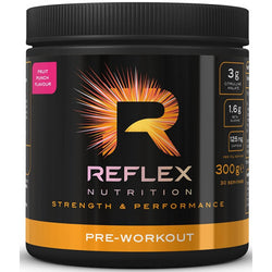 Reflex Nutrition Pre-Workout, Fruit Punch  - 300 grams