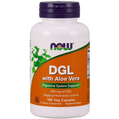 NOW Foods DGL with Aloe Vera  - 100 vcaps