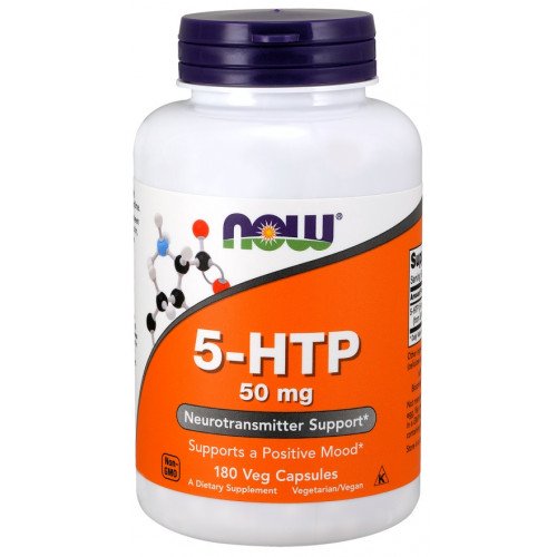 NOW Foods 5-HTP - 50mg  - 180 vcaps