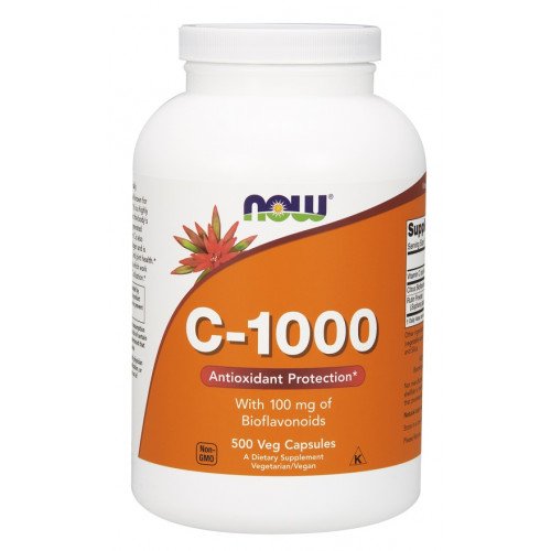 NOW Foods Vitamin C-1000 with 100mg Bioflavonoids  - 500 vcaps