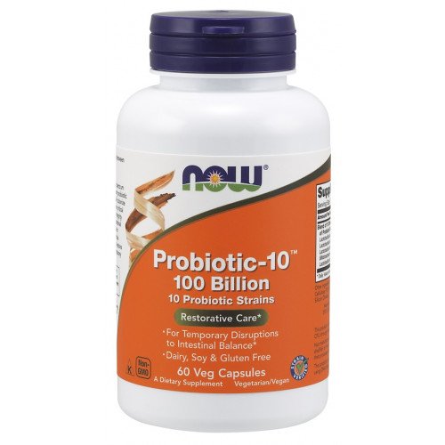 NOW Foods Probiotic-10 - 100 Billion  - 60 vcaps