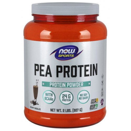 NOW Foods Pea Protein - Dutch Chocolate  - 907 grams